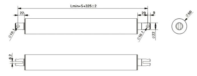 開窗器電動(dòng)推桿UG50結(jié)構(gòu)圖